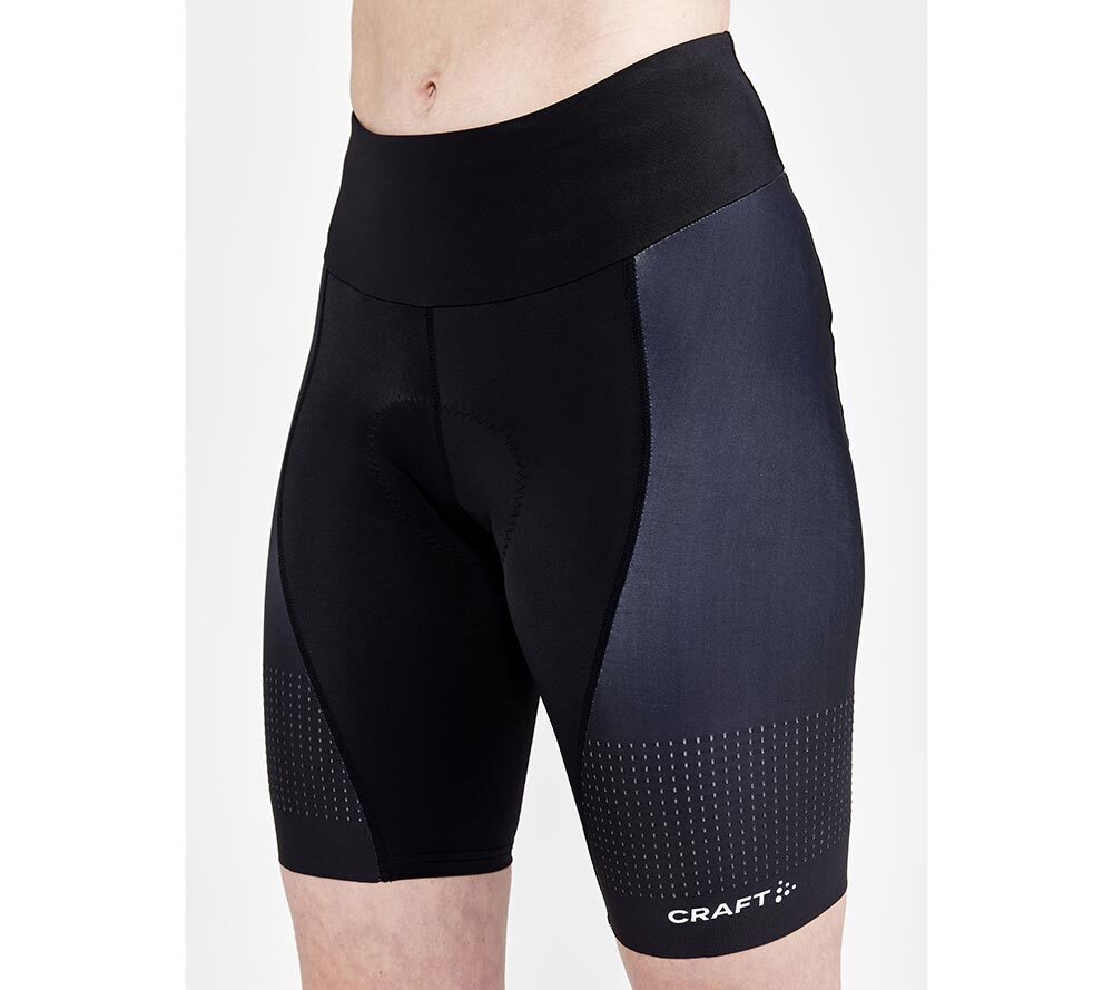 INBIKE YS532 Fietsbroek voor dames, met lichte bandjes en zak, zomer, voor MTB racefiets, Zwart, XL