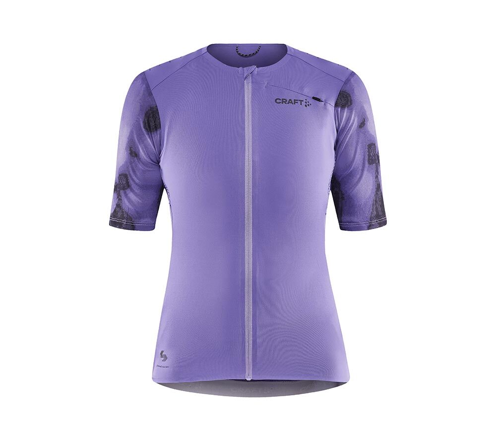 Craft Pro Gravel Fietsshirt Korte Mouwen Paars Dames