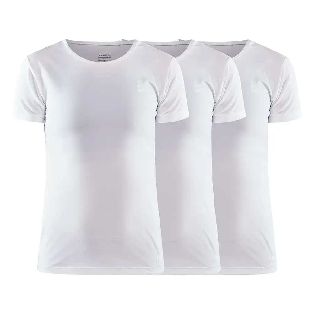 Craft Core Dry Multi Ondershirt Korte Mouwen Wit Dames 3 Pack
