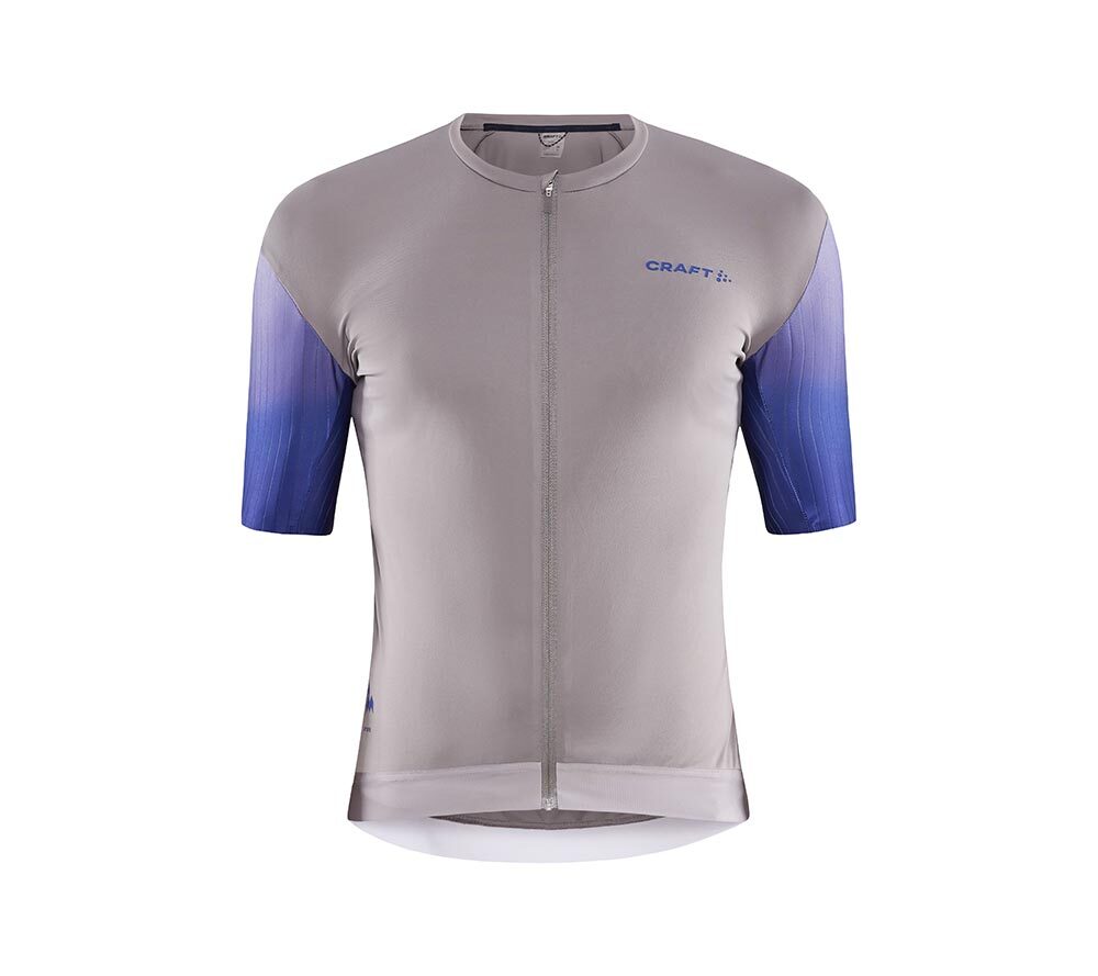 Craft ADV Aero Fietsshirt Korte Mouwen Grijs/Paars Heren