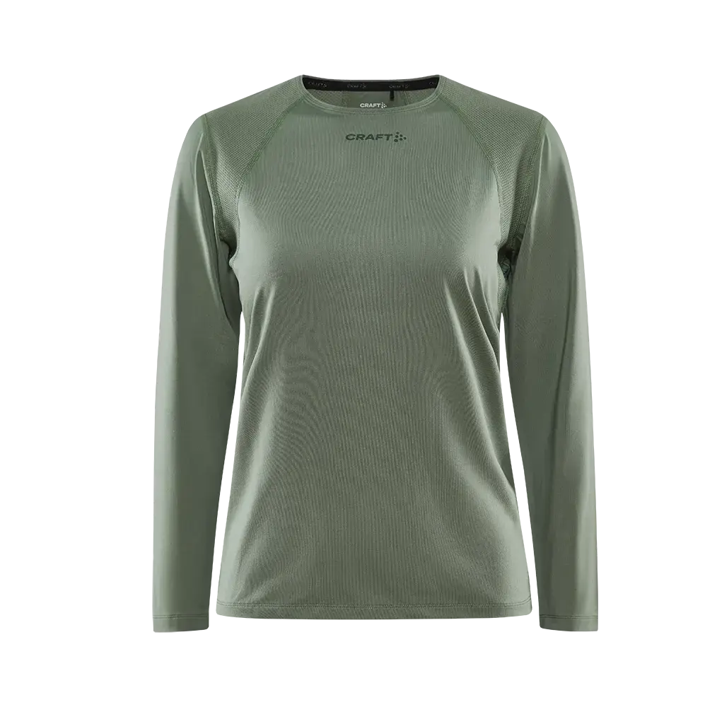 Craft ADV Essence Hardloopshirt Lange Mouwen Groen Dames