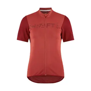 Craft Core Endur Logo Fietsshirt Korte Mouwen Rood Dames