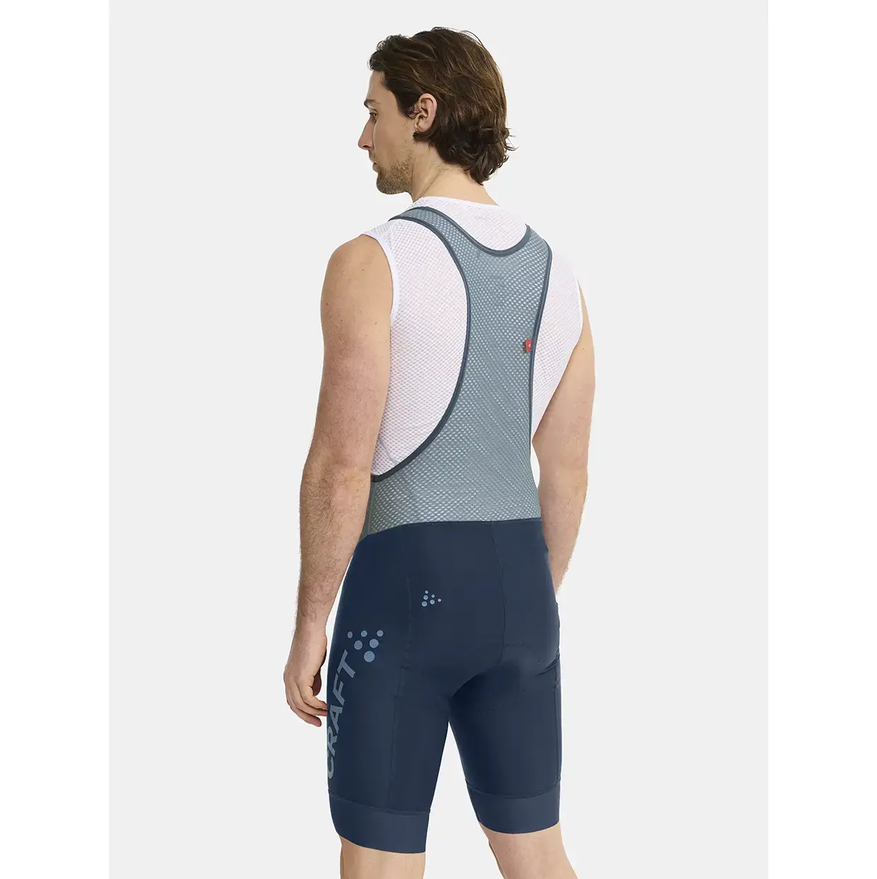 ADV ENDUR BIB SHORTS M BLACK WHITE