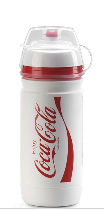 Elite Bidon Corsa Coca Cola Wit 550ML