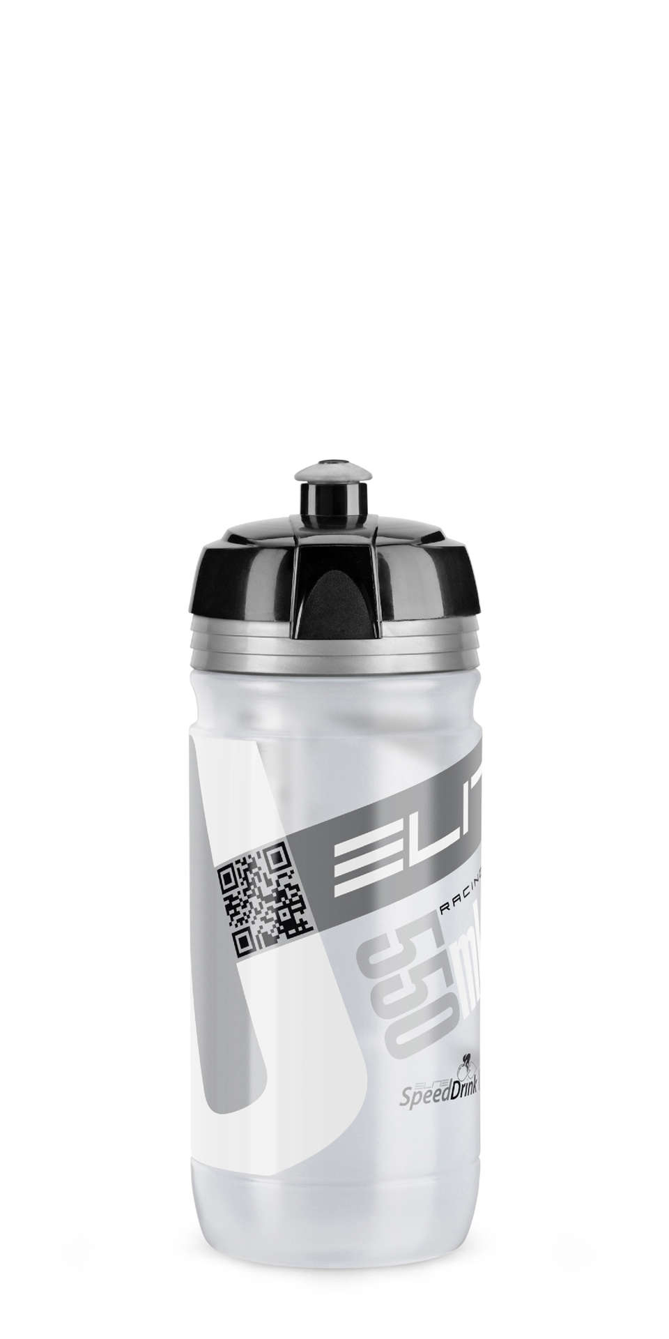Elite Bidon Corsa Clear Zilver Logo 500ML