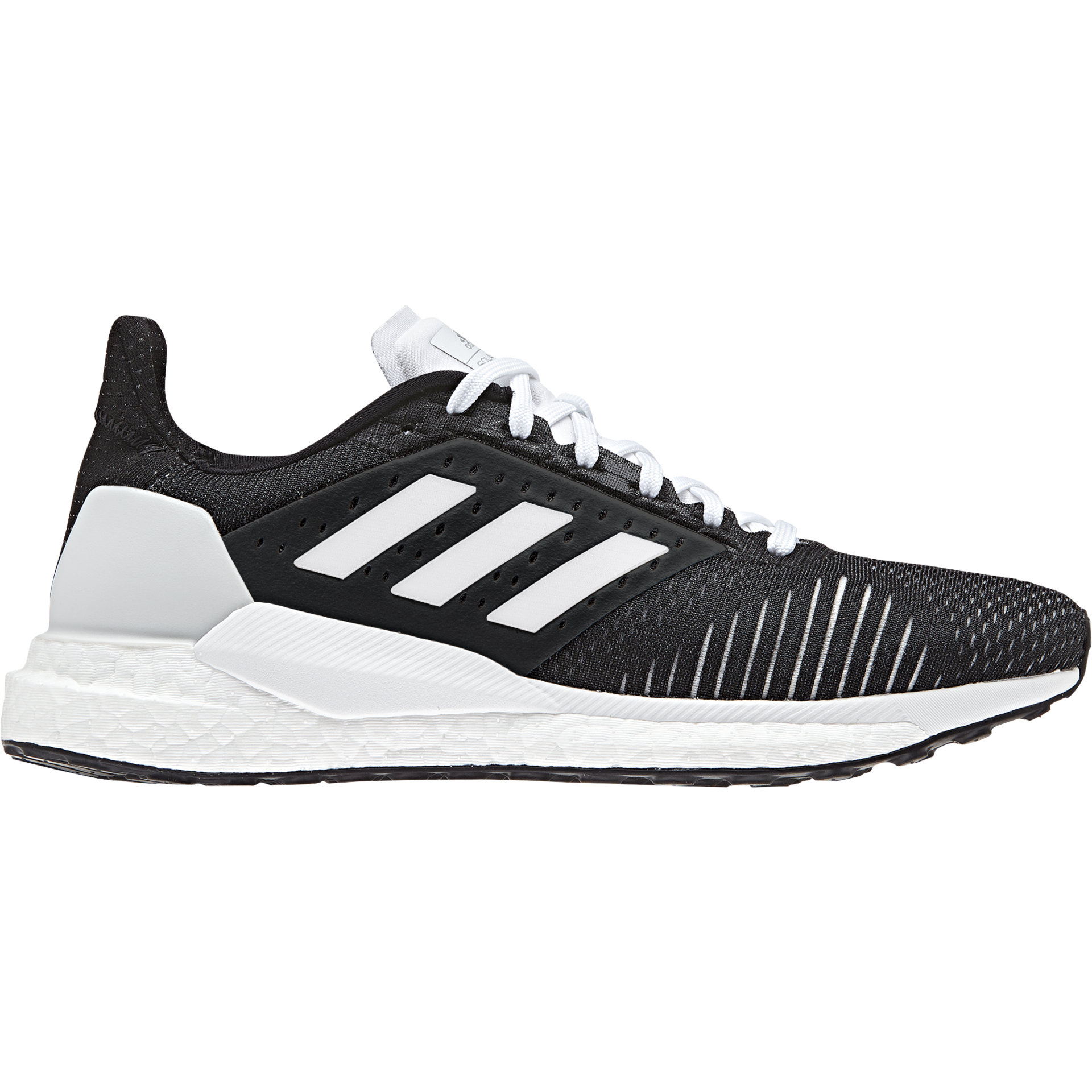 adidas Solar Glide ST Hardloopschoenen Zwart/Wit Dames koop je bij  Futurumshop.nl