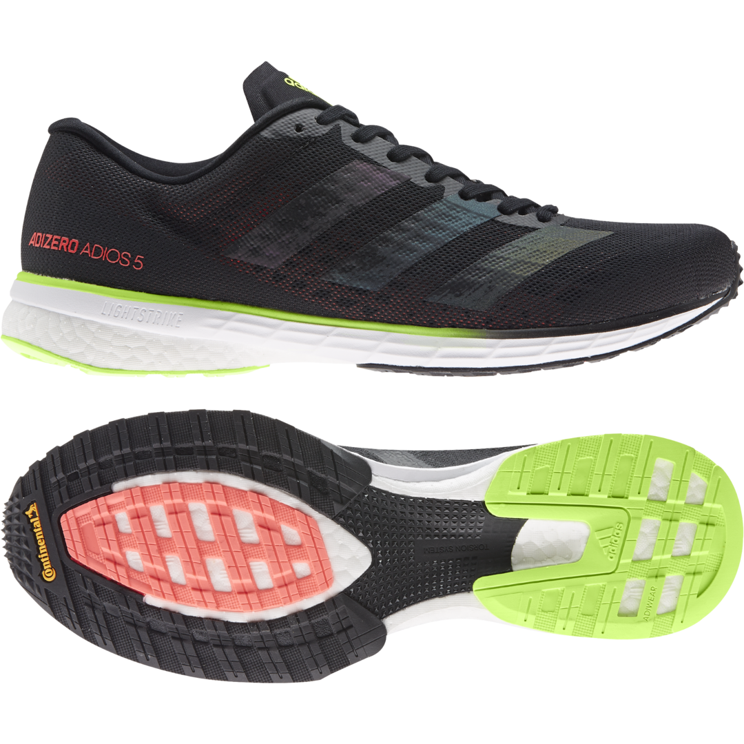 adidas Adizero Adios 5 Hardloopschoenen Zwart/Groen Heren koop je bij  Futurumshop.nl