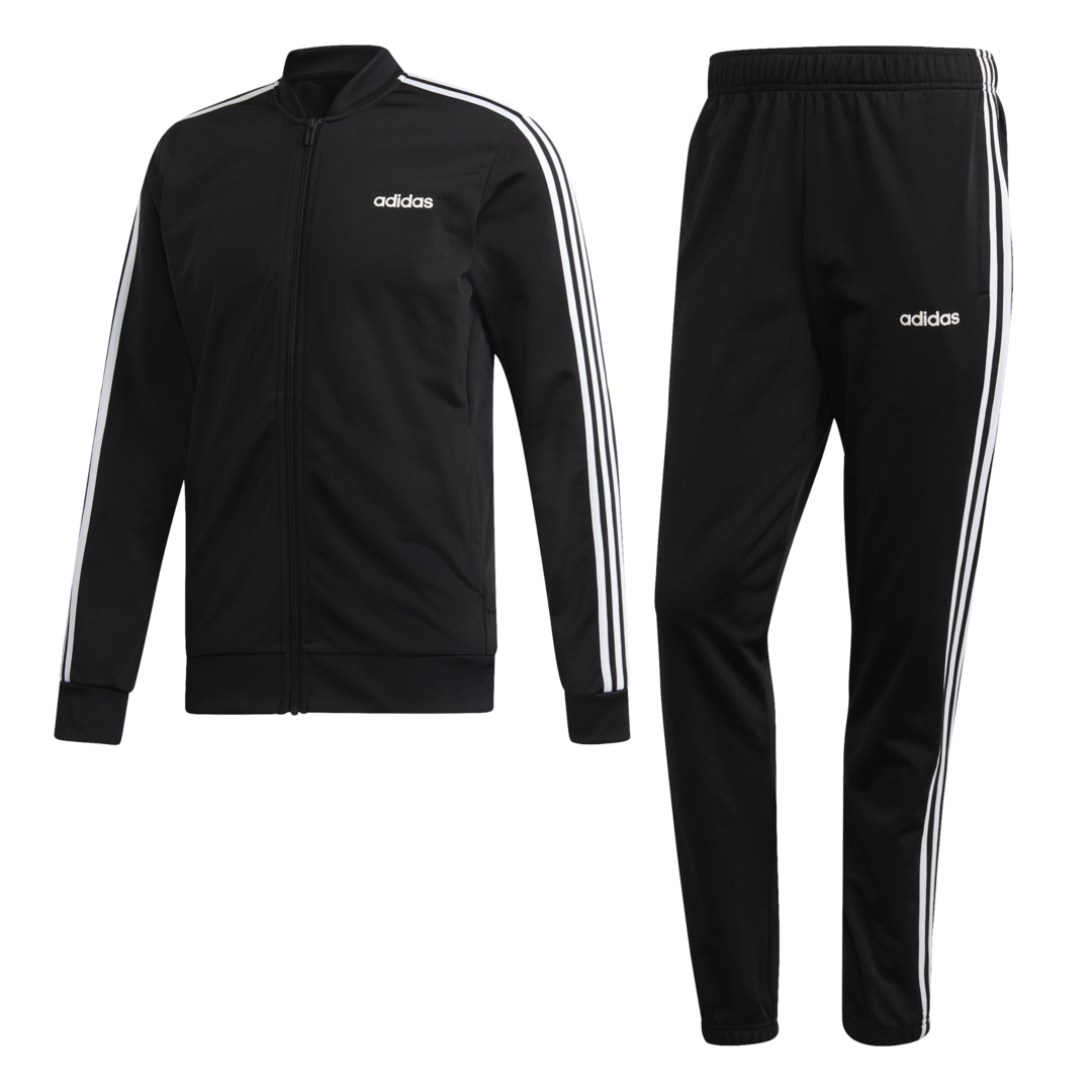 adidas Back 2 Basics 3-Stripes Trainingspak Zwart/Wit Heren