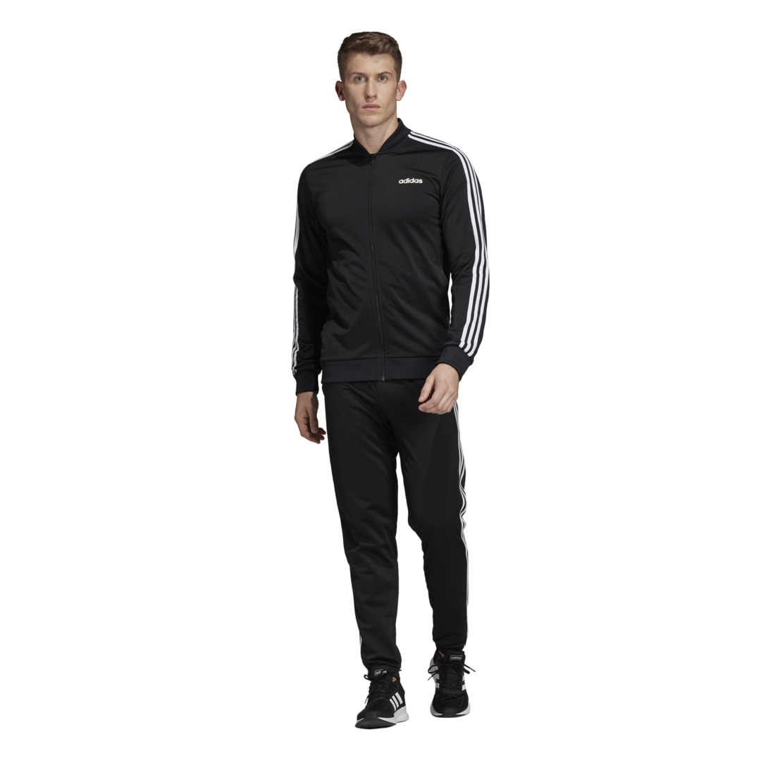 adidas Back 2 Basics 3-Stripes Trainingspak Zwart/Wit Heren