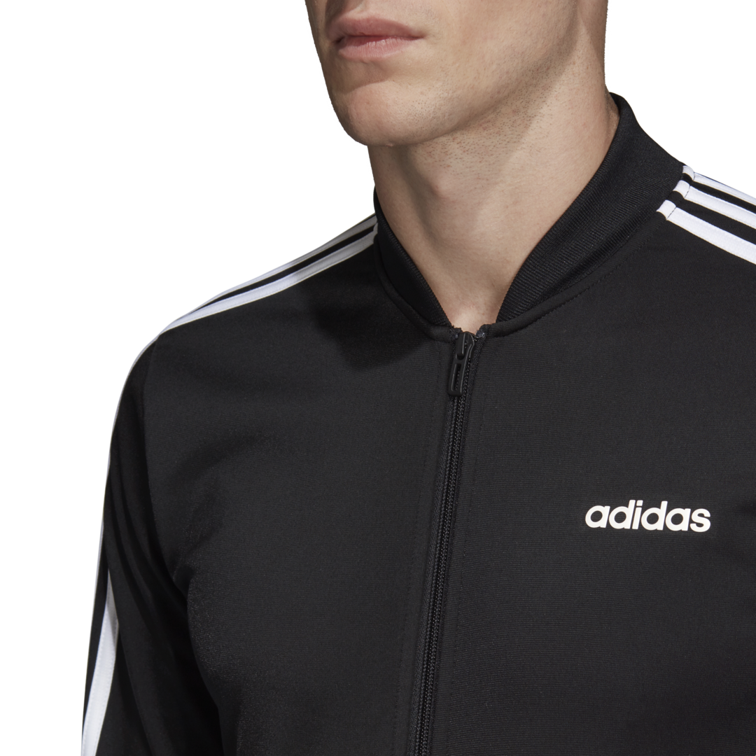 adidas Back 2 Basics 3-Stripes Trainingspak Zwart/Wit Heren
