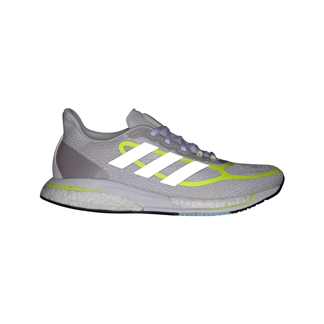 adidas Supernova Plus Hardloopschoenen Lichtgrijs/Fluo Geel Dames