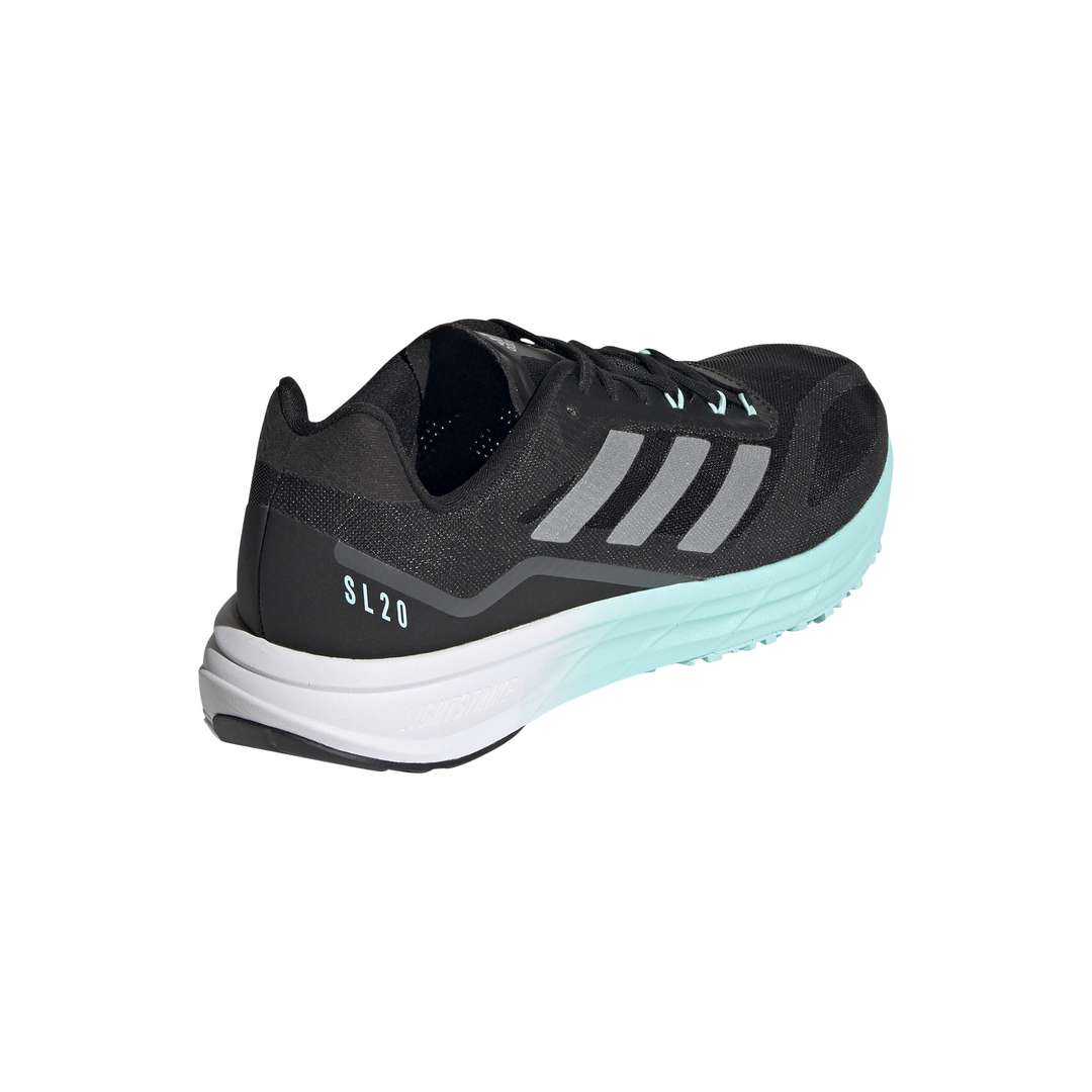 adidas SL20.2 Hardloopschoenen Zwart/Zilver/Aquablauw Dames