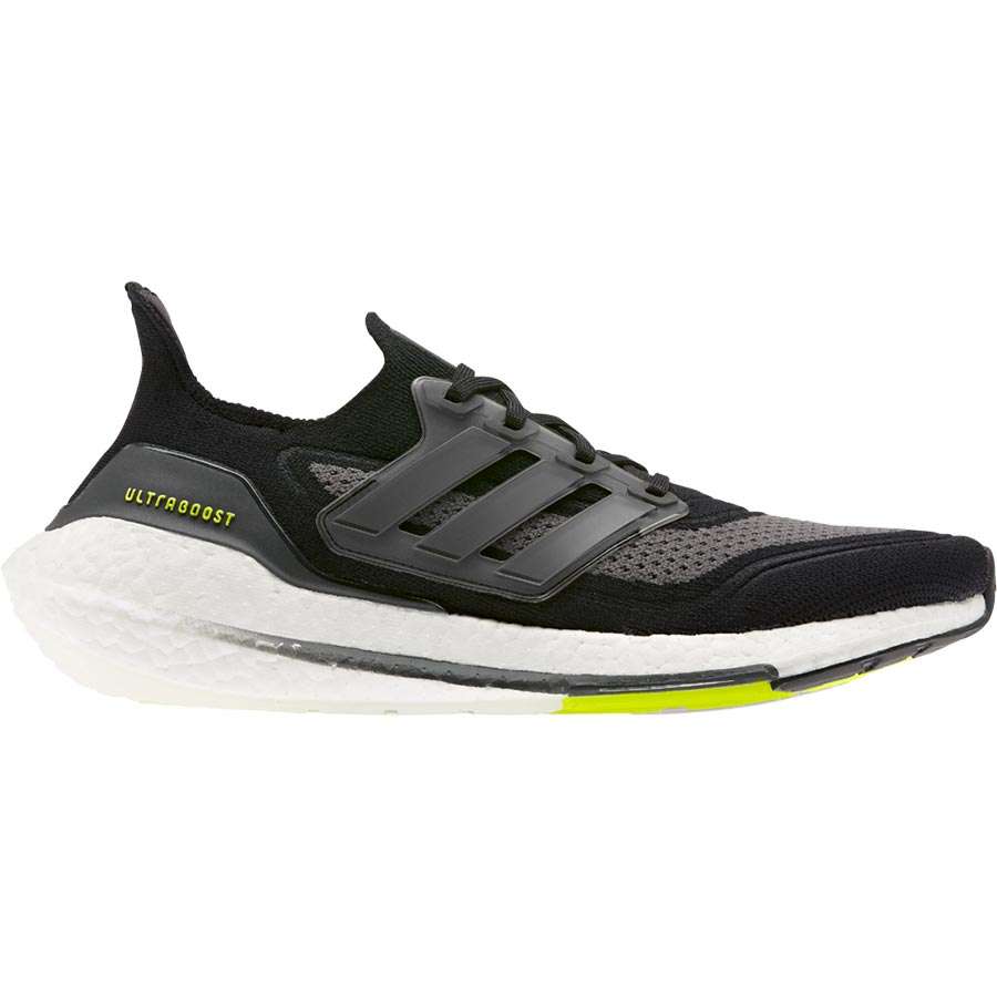 adidas Ultraboost 21 Hardloopschoenen Zwart/Zilver/Geel Heren