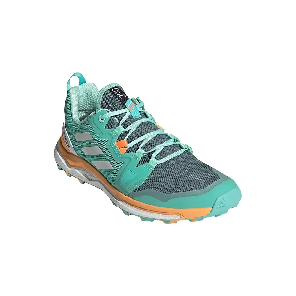 adidas Terrex Agravic Trail Hardloopschoenen Groen/Oranje Dames