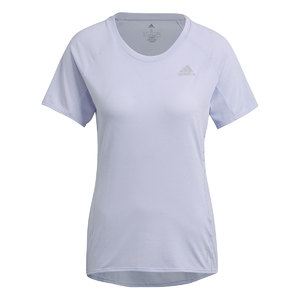 adidas Adi Hardloopshirt Korte Mouwen Lichtblauw Dames