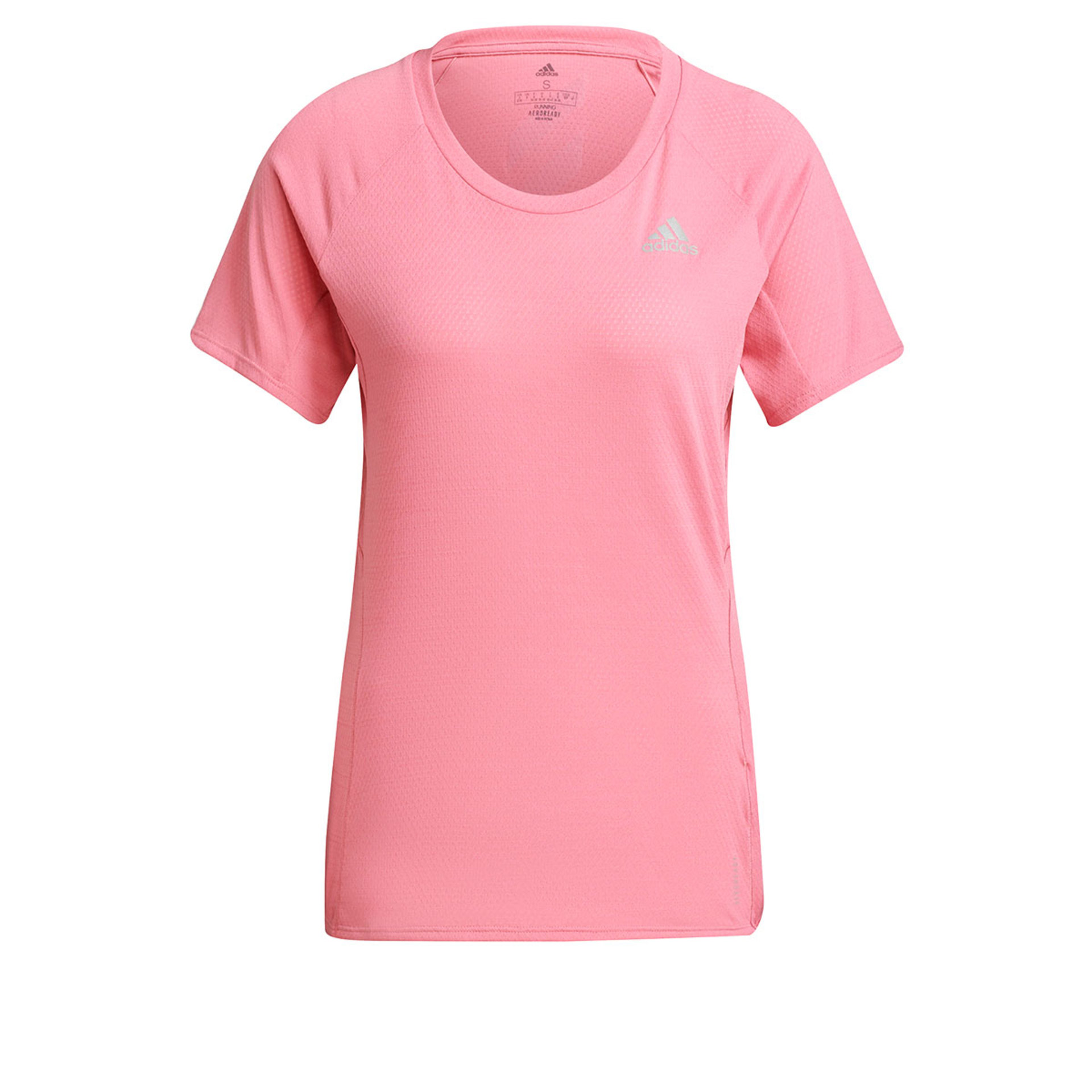 adidas Adi Hardloopshirt Korte Mouwen Roze Dames