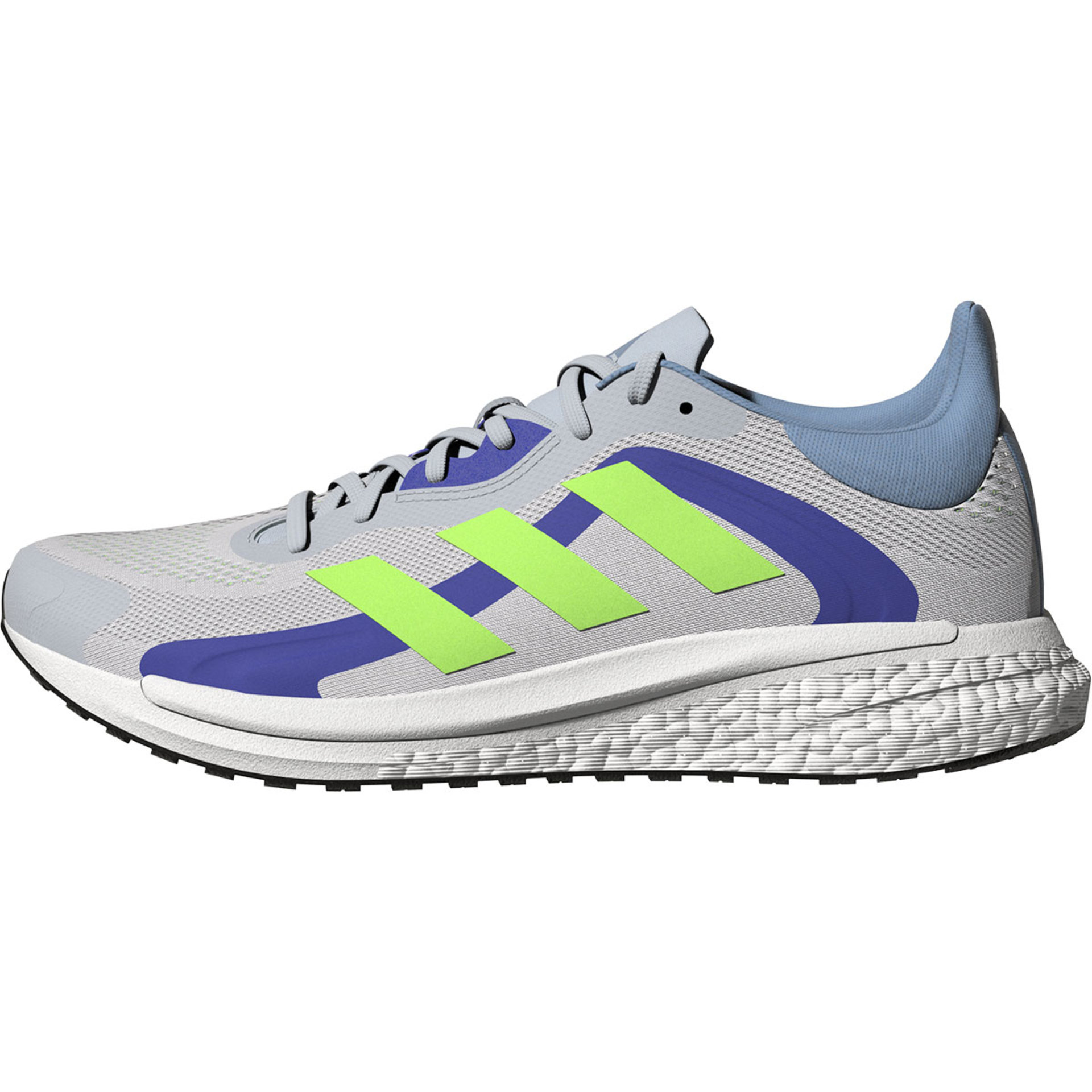 adidas Solar Glide 4 ST Hardloopschoenen Grijs/Blauw/Groen Dames