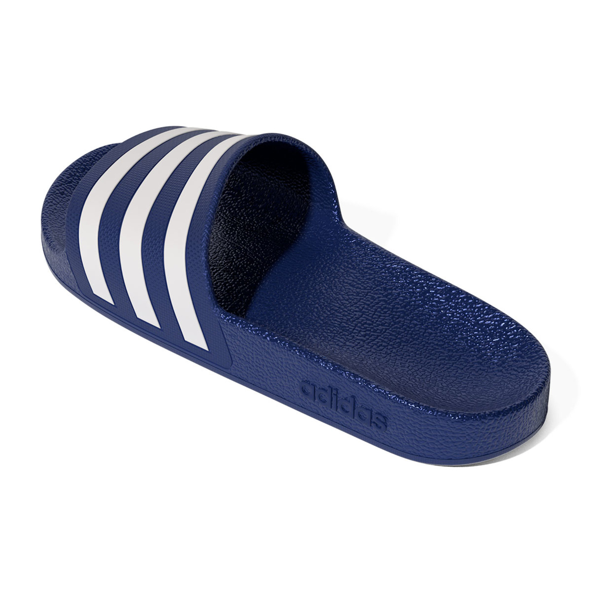 Adidas slippers 2025 donkerblauw