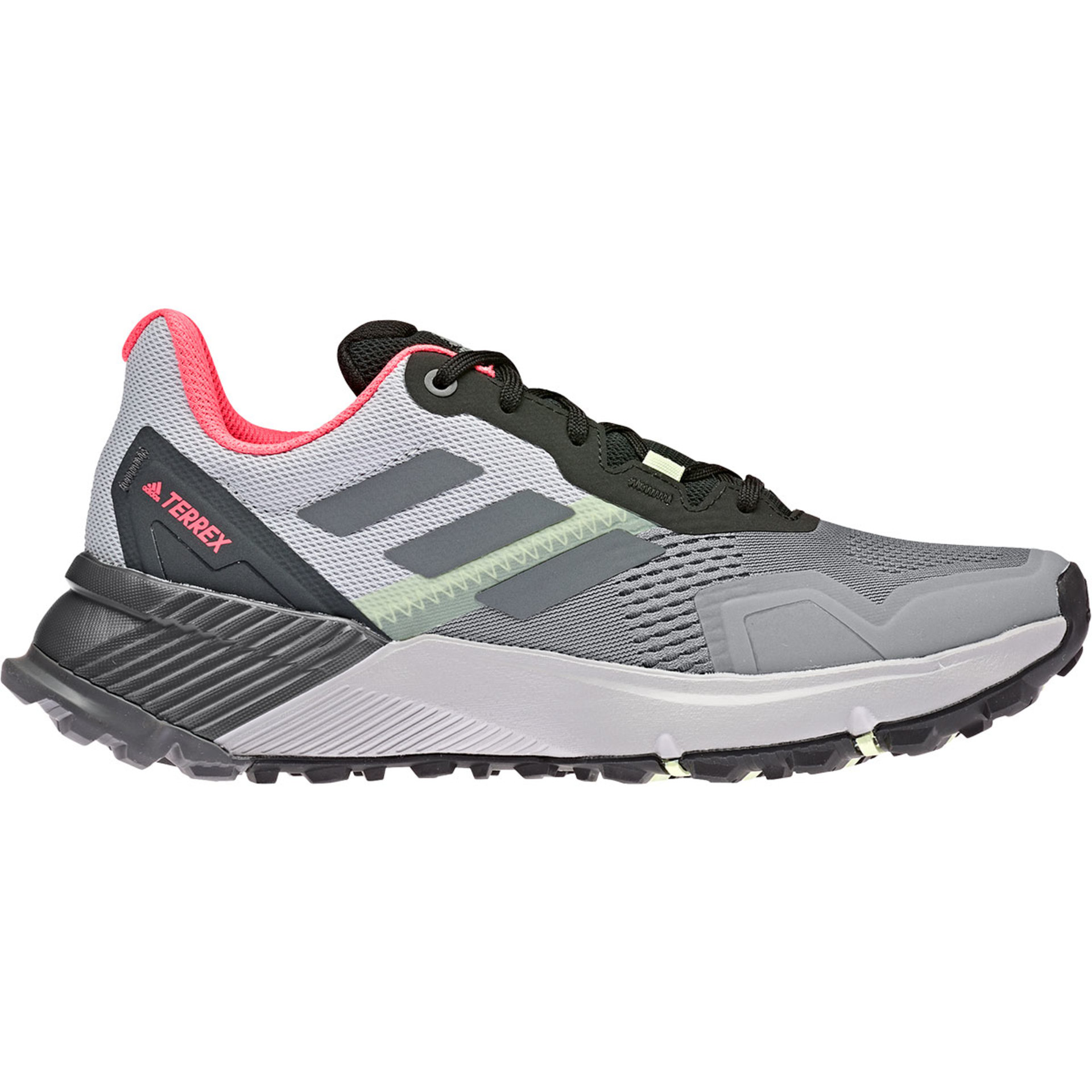 adidas Terrex Soulstride Trail Hardloopschoenen Grijs/Zwart/Roze Dames koop je bij Futurumshop.nl