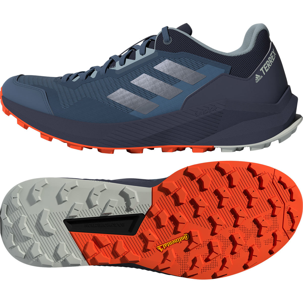 adidas Terrex Trailrider Trail Hardloopschoenen Donkerblauw/Grijs Heren