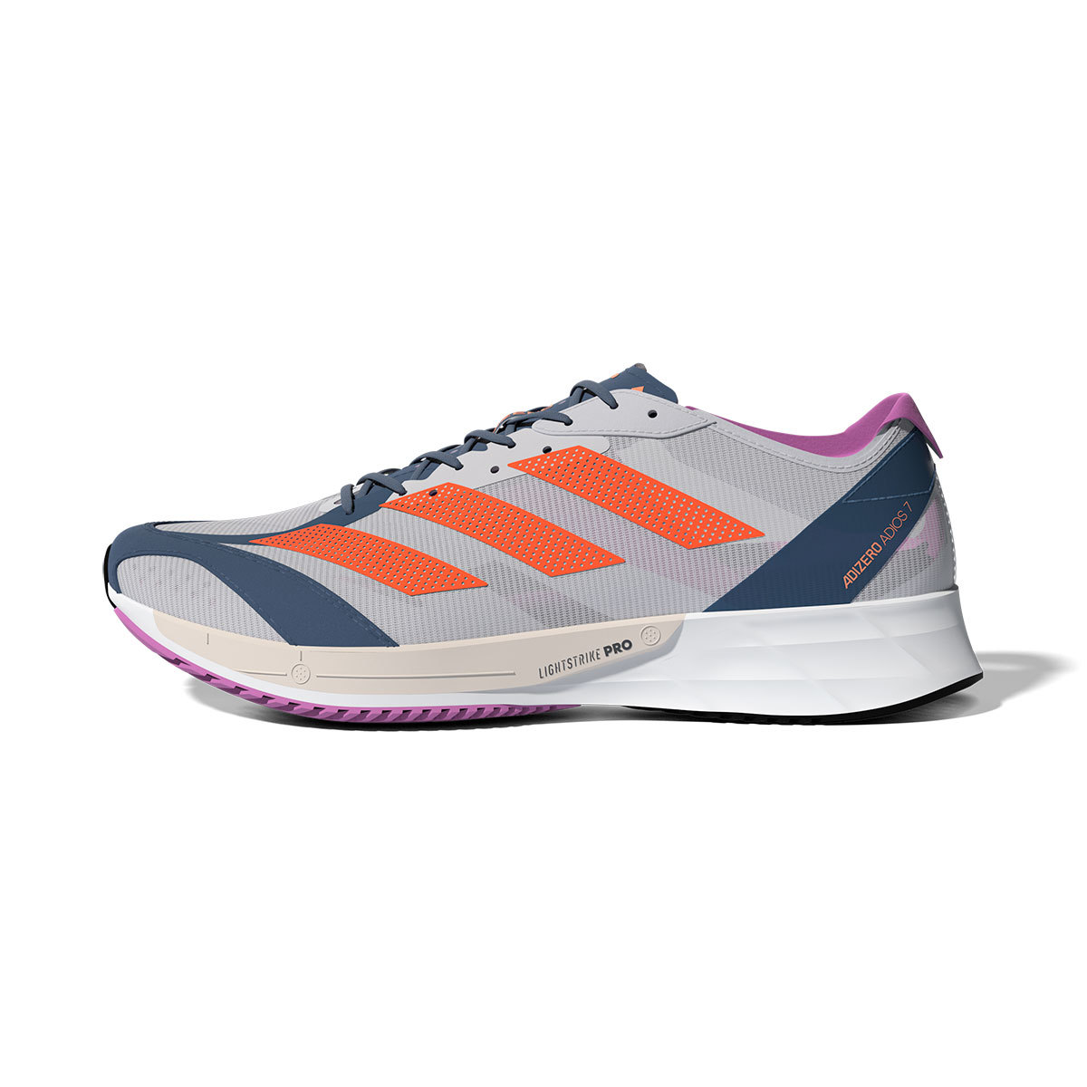 adidas Adizero Adios 7 Hardloopschoenen Grijs/Oranje Heren