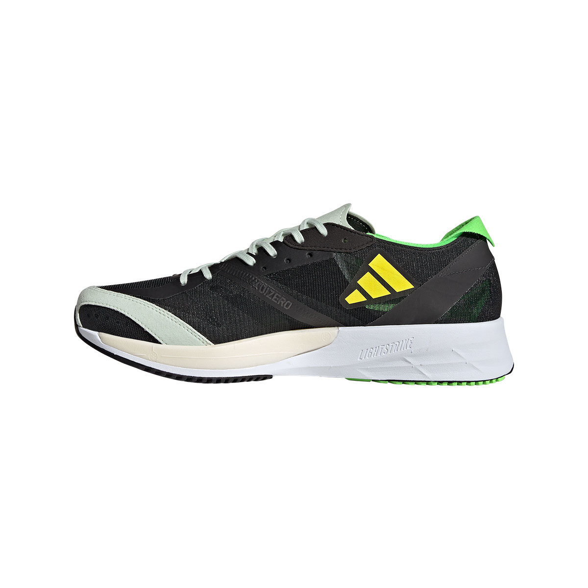 adidas Adizero Adios 7 Hardloopschoenen Zwart/Groen/Geel Heren