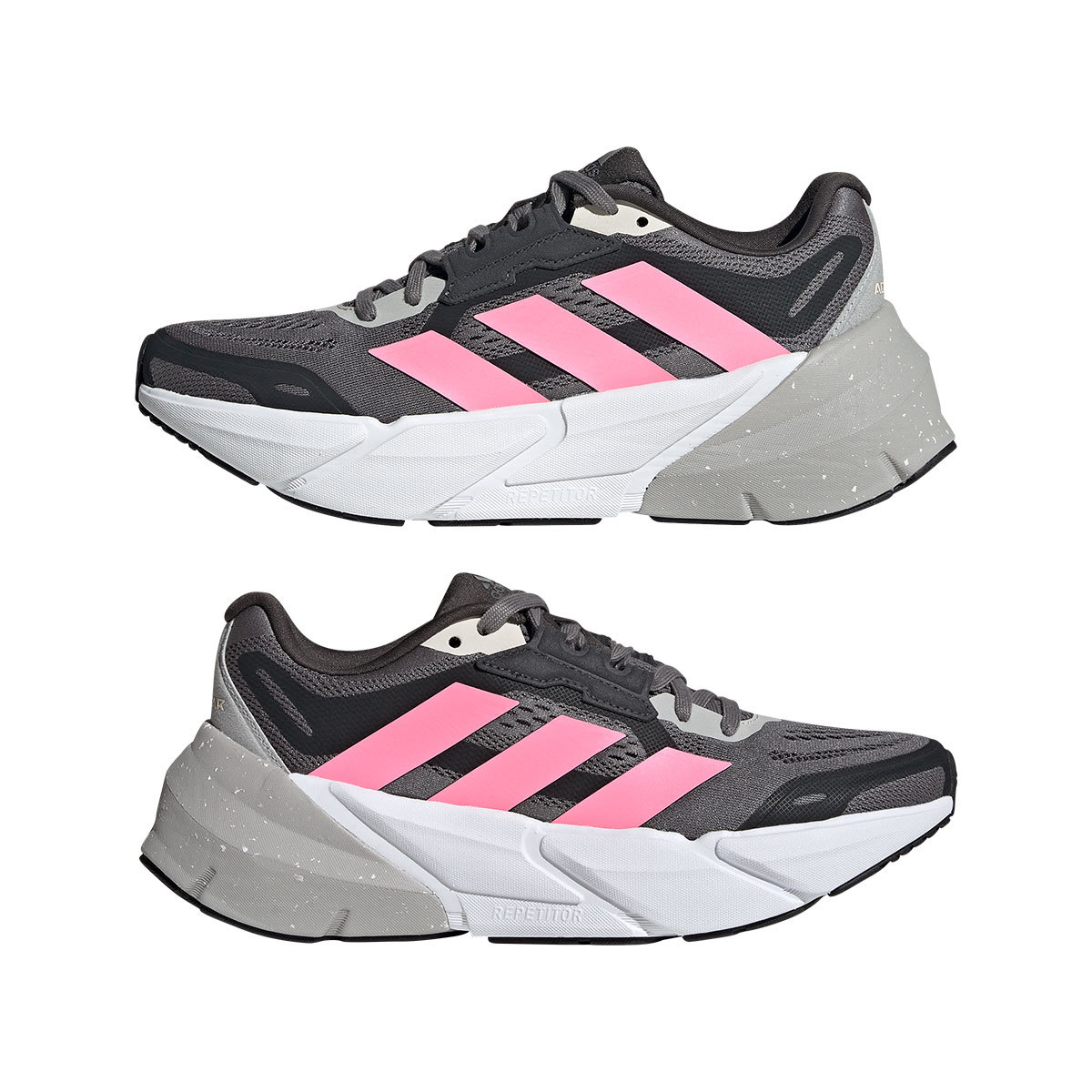adidas Adistar 1 Hardloopschoenen Zwart/Roze/Grijs Dames