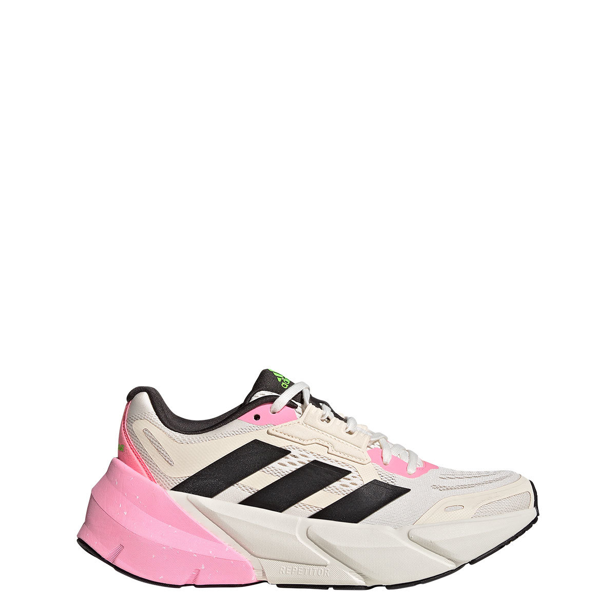 adidas Adistar 1 Hardloopschoenen Wit Roze Zwart Dames