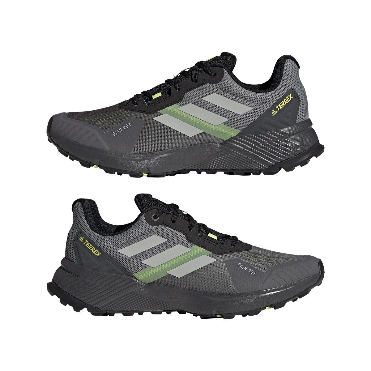 adidas Terrex Soulstride R.Rdy Trail Hardloopschoenen Zwart/Grijs/Groen Heren