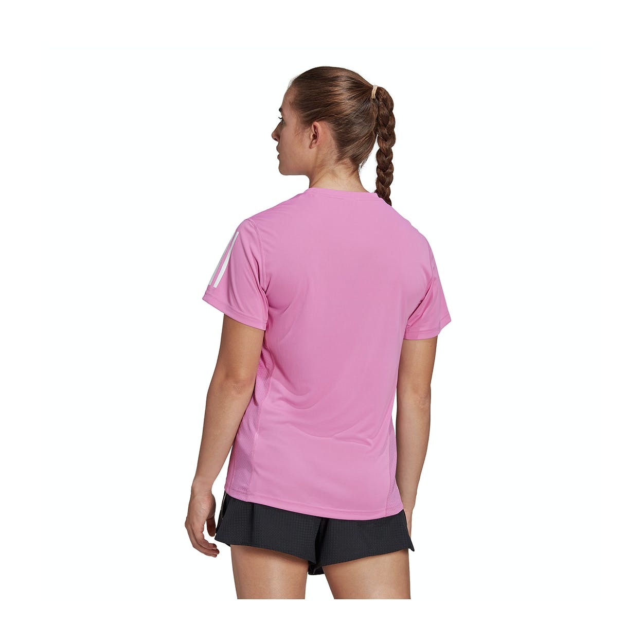 adidas Own The Run Hardloopshirt Korte Mouwen Roze Dames