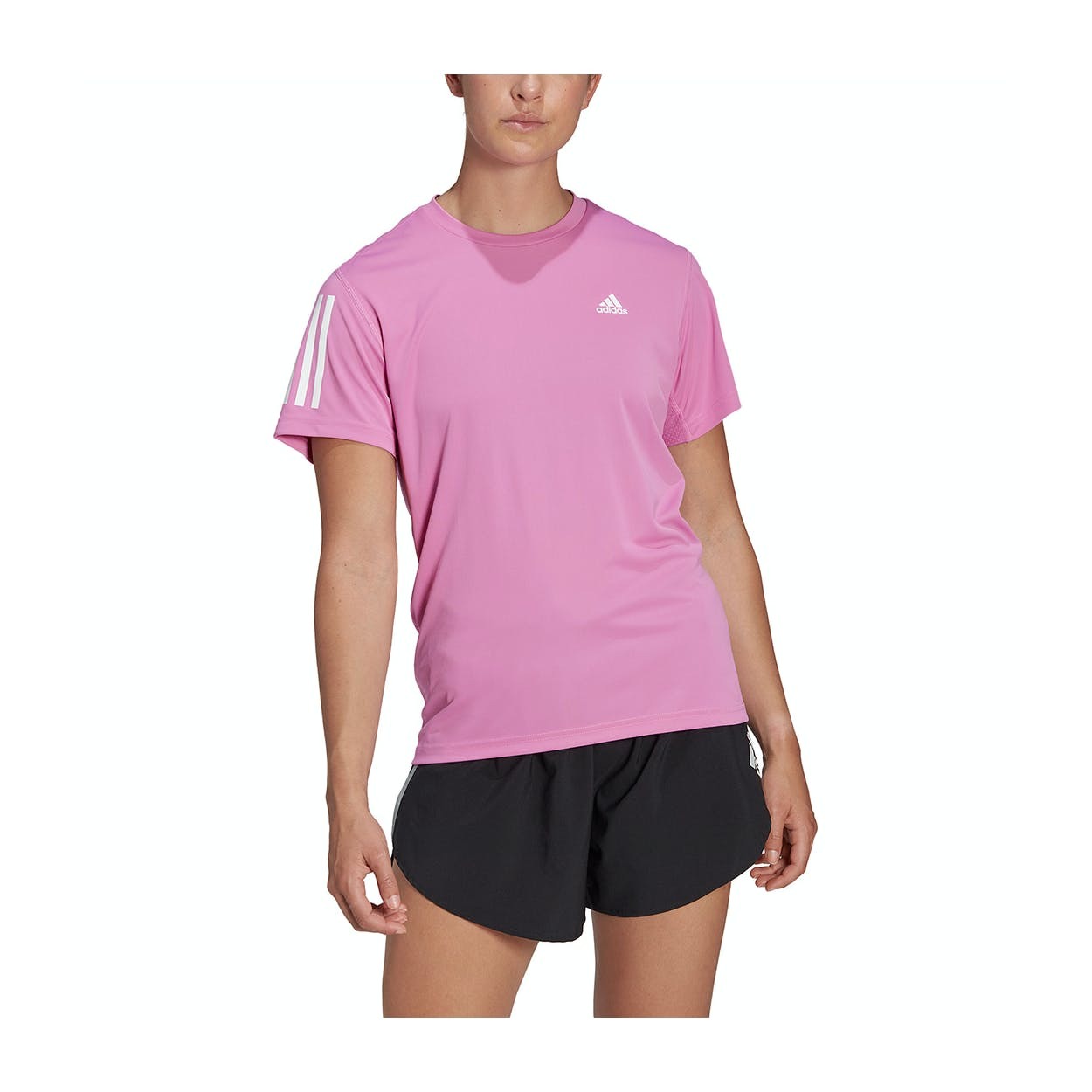 adidas Own The Run Hardloopshirt Korte Mouwen Roze Dames