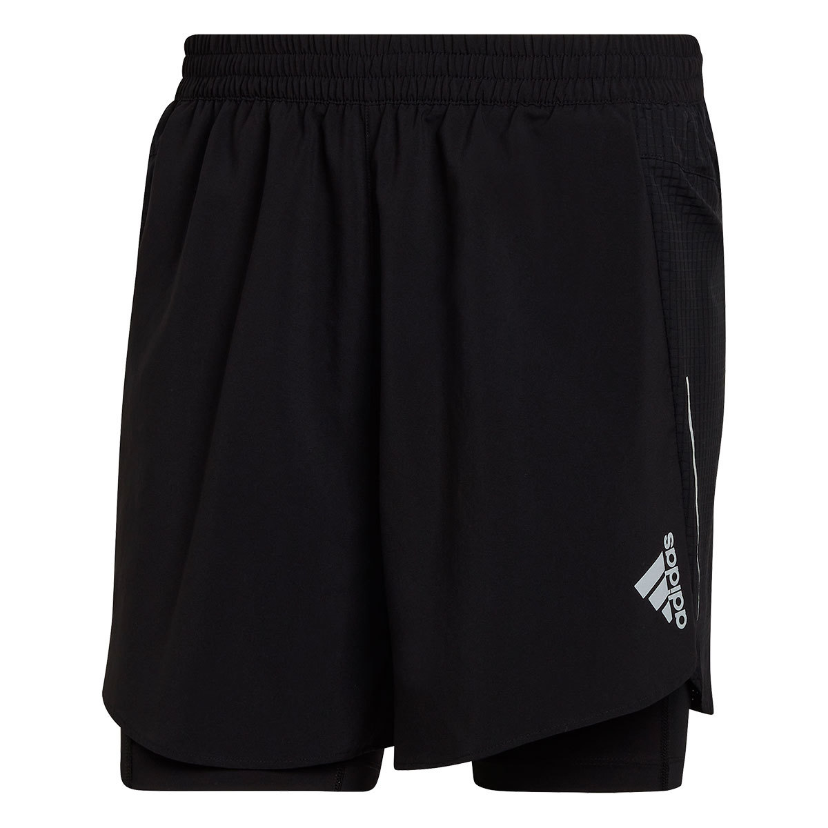 adidas D4R 2-In-1 Hardloopbroek Kort Zwart Heren