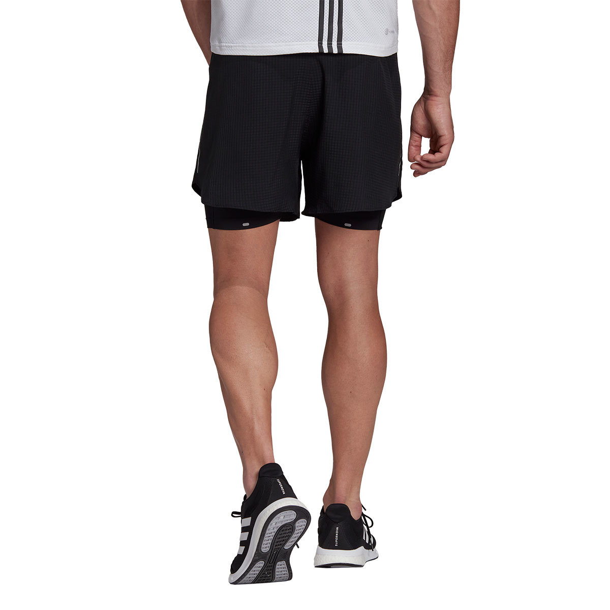 adidas D4R 2-In-1 Hardloopbroek Kort Zwart Heren