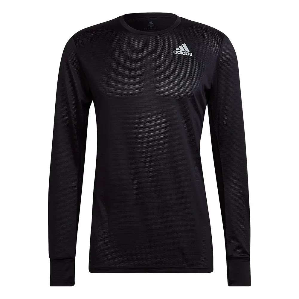 adidas OTR Hardloopshirt Lange Mouwen Zwart Heren