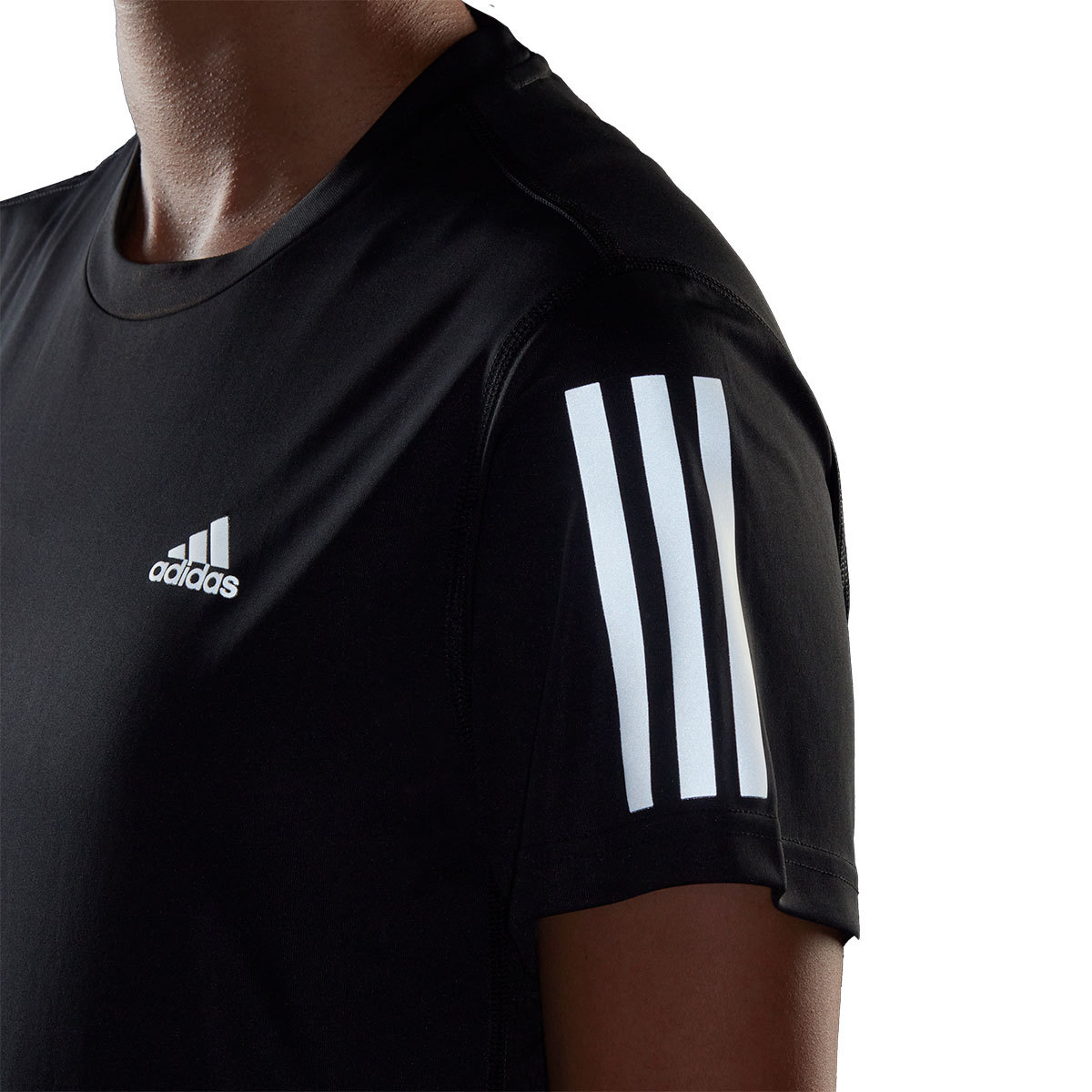 adidas Own The Run Hardloopshirt Korte Mouwen Zwart Dames