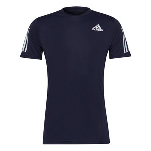 adidas Own The Run Hardloopshirt Korte Mouwen Donkerblauw/Zilver Heren