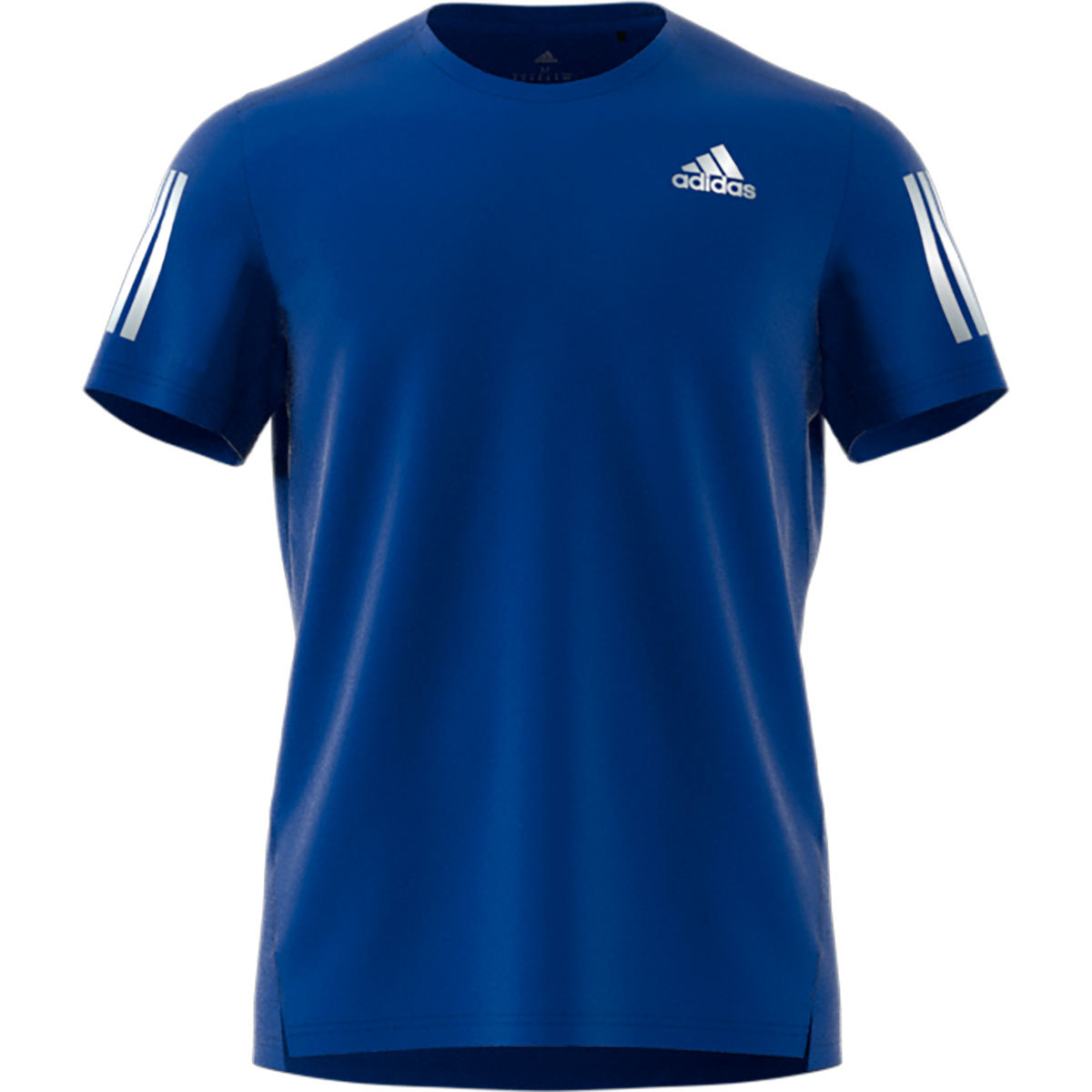 adidas Own The Run Hardloopshirt Korte Mouwen Blauw/Zilver Heren