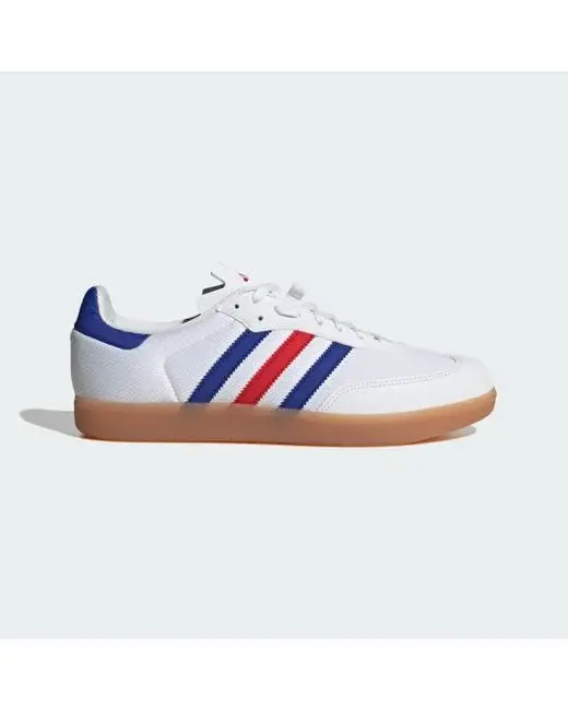 adidas Velosamba Made With Nature 2 Flat Pedal Schoenen Wit/Blauw