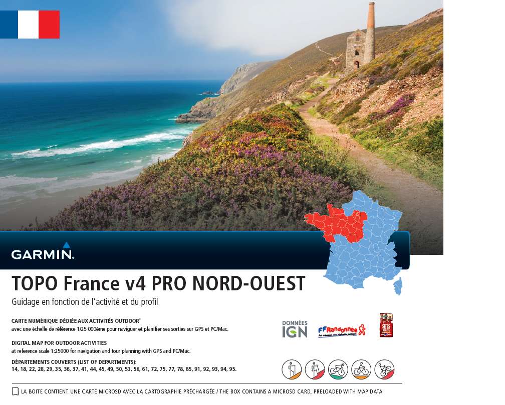 Garmin Frankrijk Noordwest V4 Pro