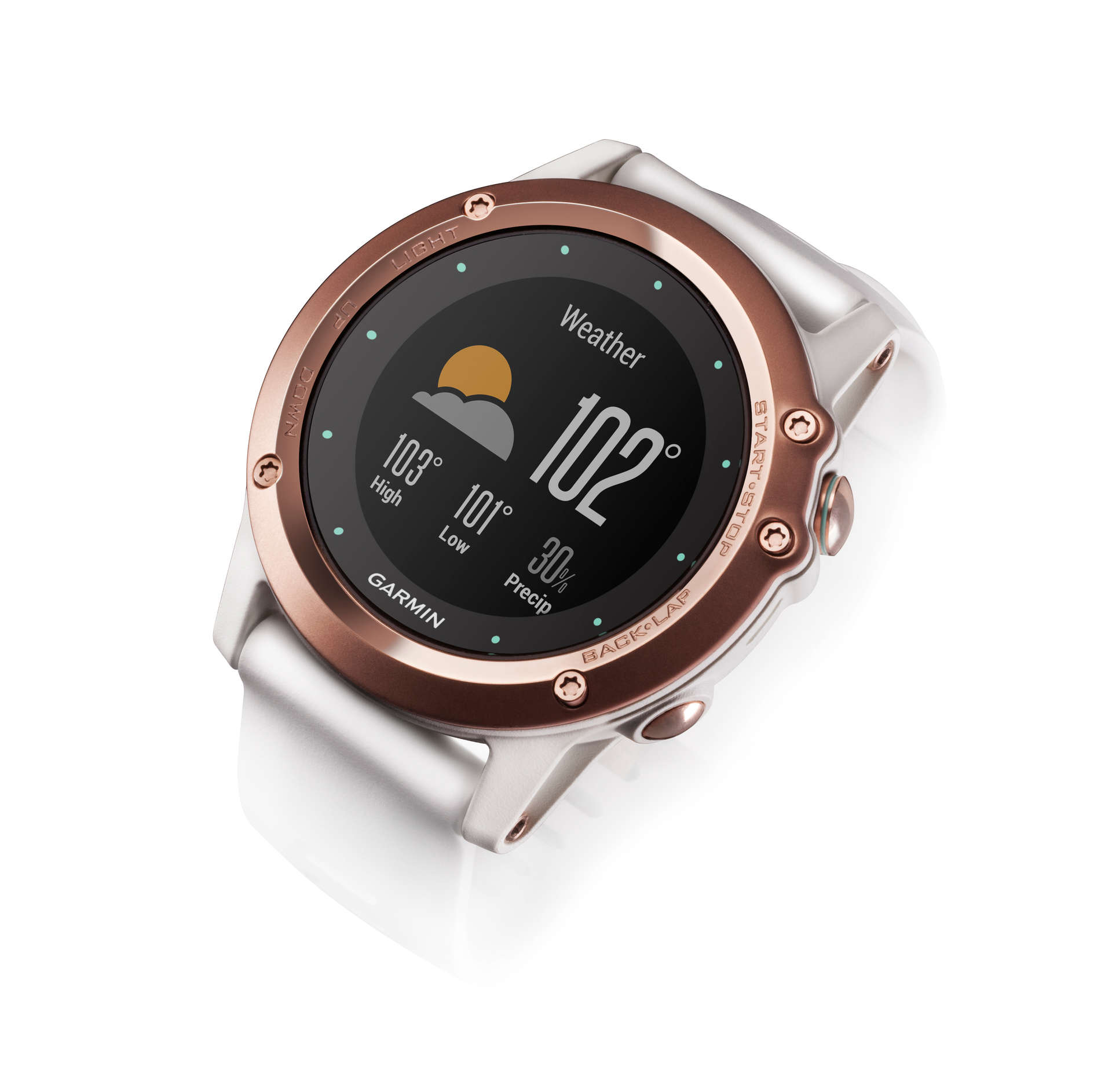 soep rem College Garmin Fenix 3 Sapphire Rose Gold/Wit koop je bij Futurumshop.nl