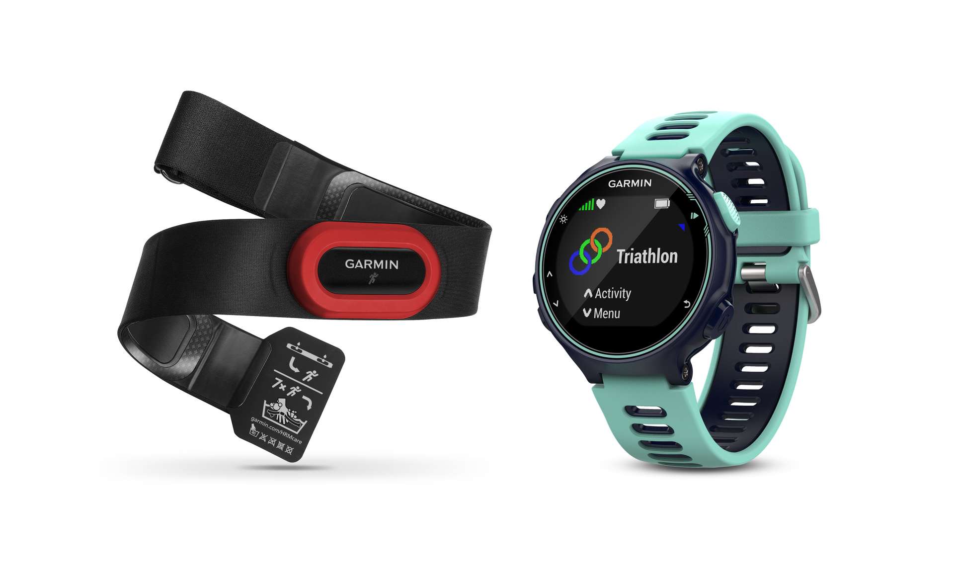 Garmin Forerunner 735XT Run Bundel Blauw/Donkerblauw