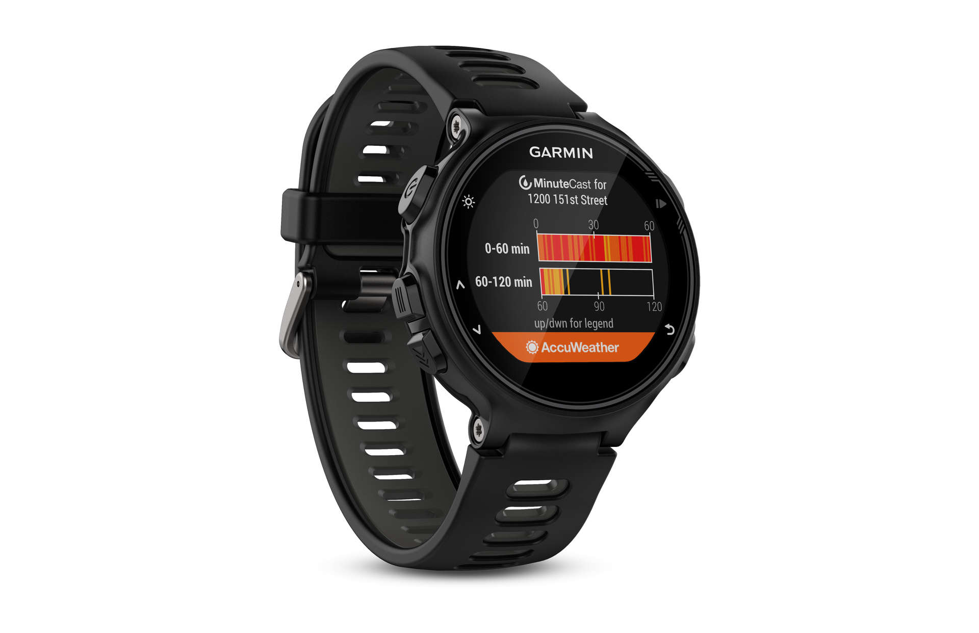 Garmin Forerunner 735XT Tri Bundel Zwart/Grijs