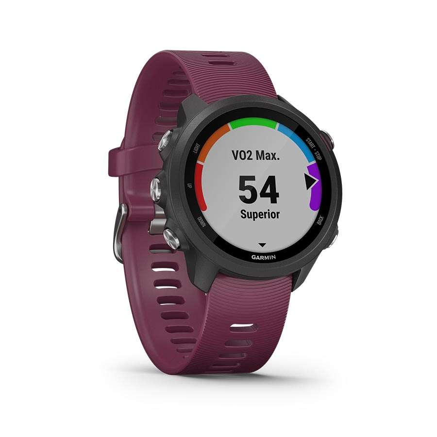 Garmin Forerunner 245 GPS Sporthorloge Zwart/Bordeaux Rood