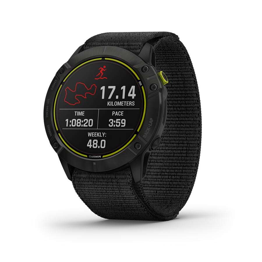 Garmin Enduro GPS Sporthorloge Titanium Carbon Donkergrijs 