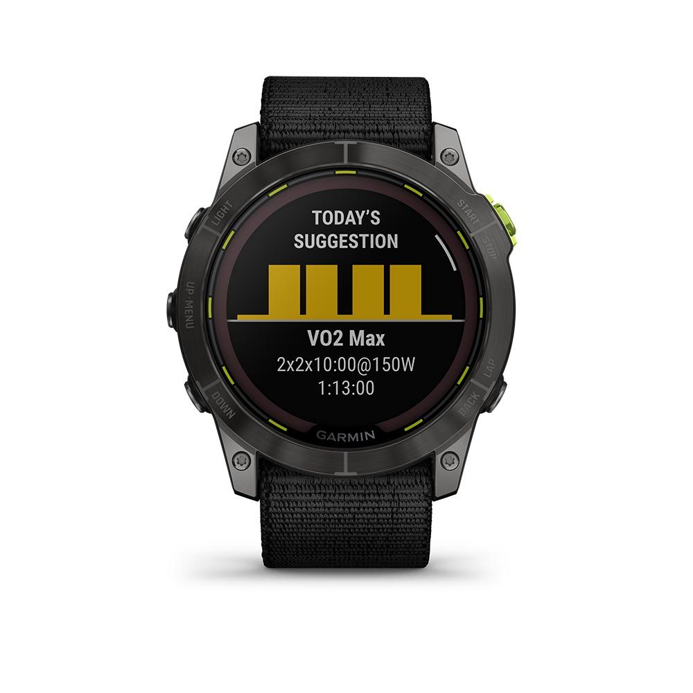 Garmin Enduro 2 GPS Sporthorloge met Ultrafit Bandje Zwart