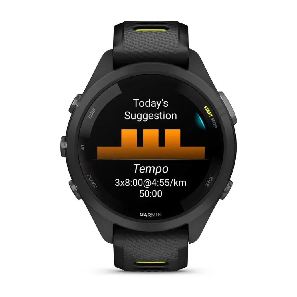 Garmin Forerunner 265S Music GPS Sporthorloge Zwart