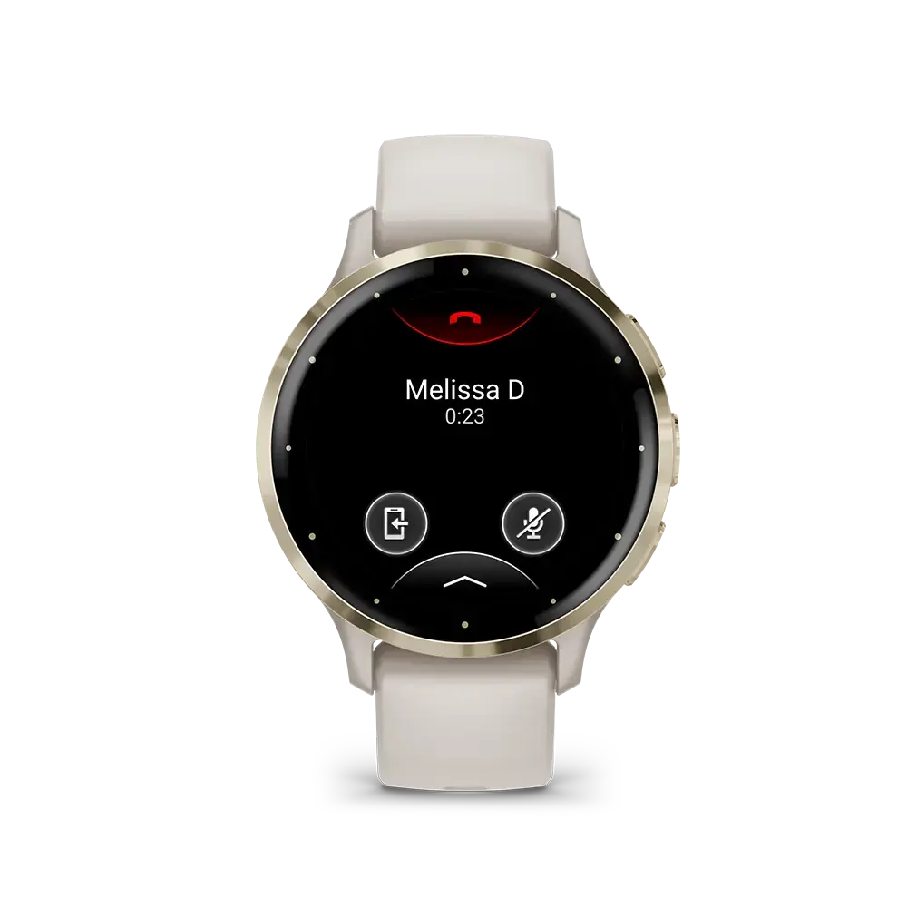 Garmin Venu 3S Wi Fi GPS Sporthorloge Goud Wit