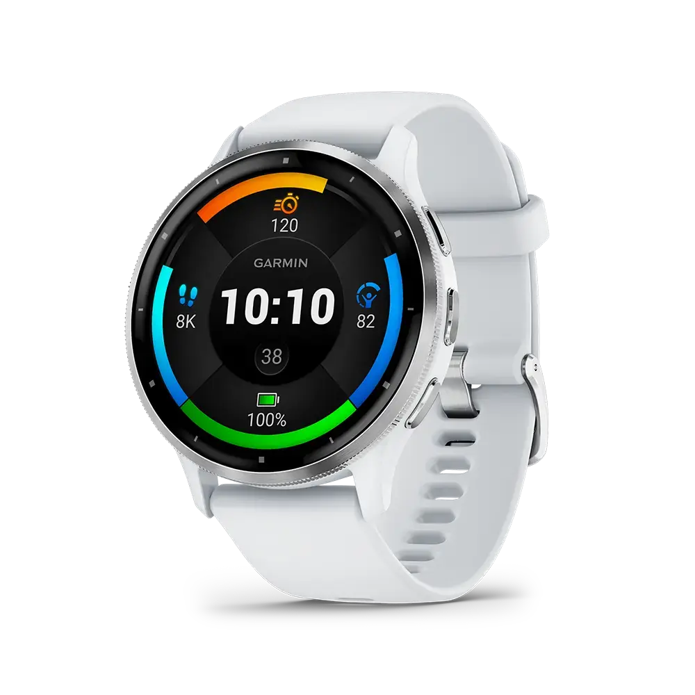 Garmin Venu 3 Wi-Fi GPS Sporthorloge Wit/Zilver