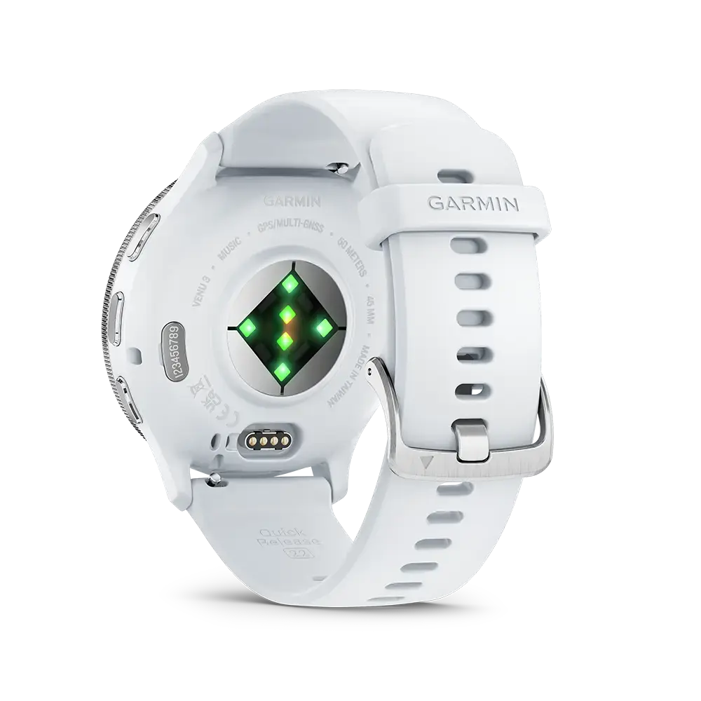 Venu 3 Wi Fi GPS Sporthorloge Wit Zilver