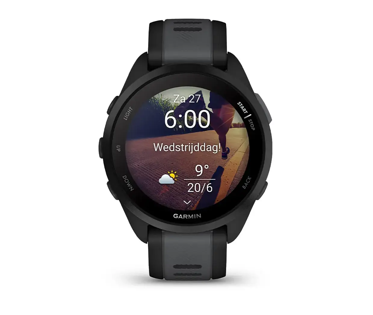 Garmin Forerunner 165 GPS Sporthorloge Zwart Grijs